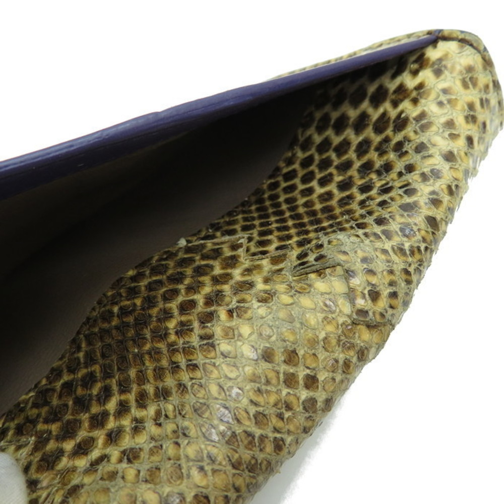 Bottega Veneta Ayers Long Wallet Python Leather B… - image 4